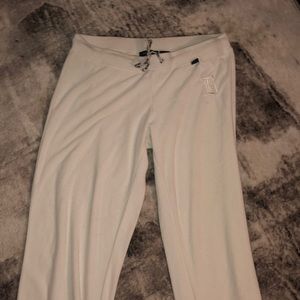 BCBG White terry clothe sweats